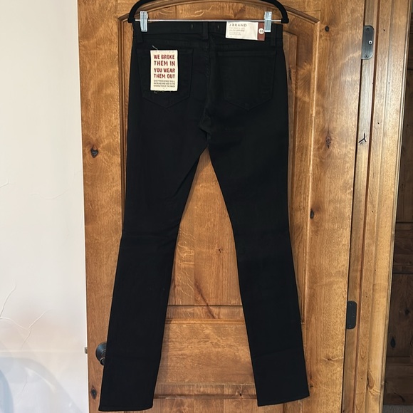 J.Brand Black The Pencil Leg Distressed Jeans - Picture 5 of 7